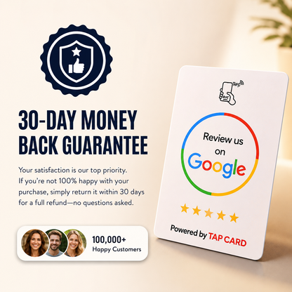 Contactless Google Customer Review NFC Card